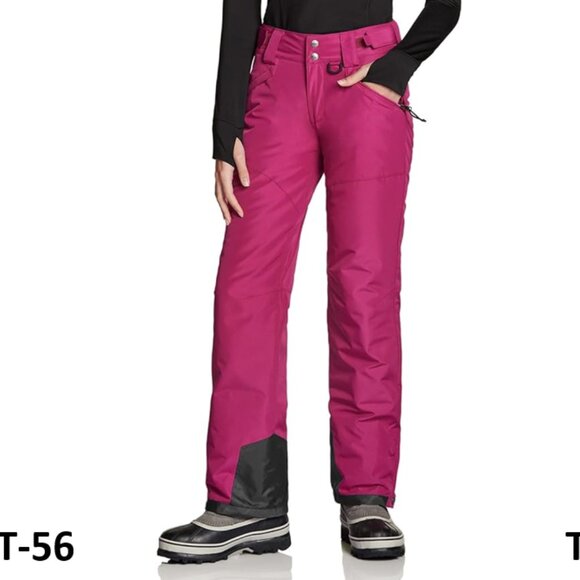 TSLA Magenta Snow Ski Pants Size Medium - Picture 1 of 15